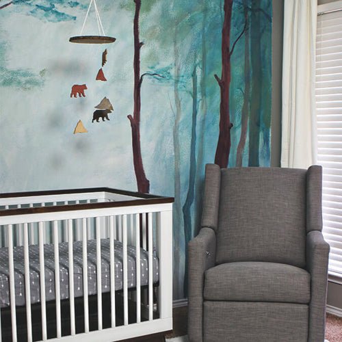 Whimsical Woodland Nursery Ideas – Moon Rock Prints