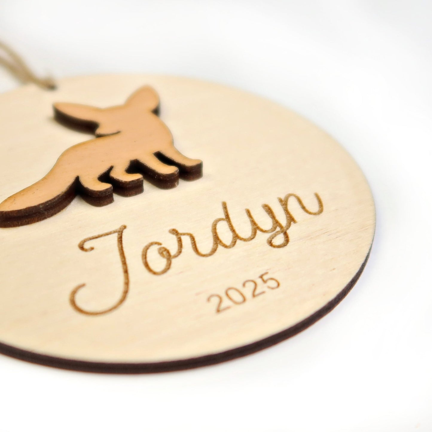 Fennec Fox Personalized Ornament - Holiday Ornaments - Moon Rock Prints
