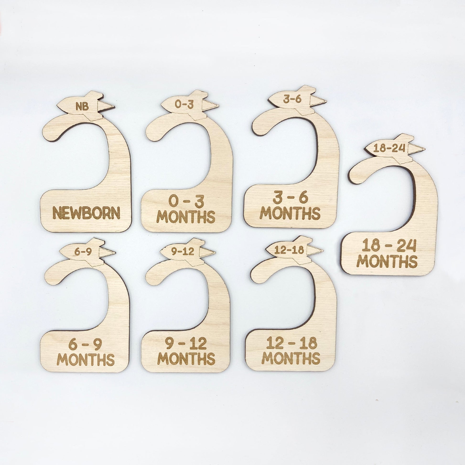 baby closet organization - outer space closet divider set
