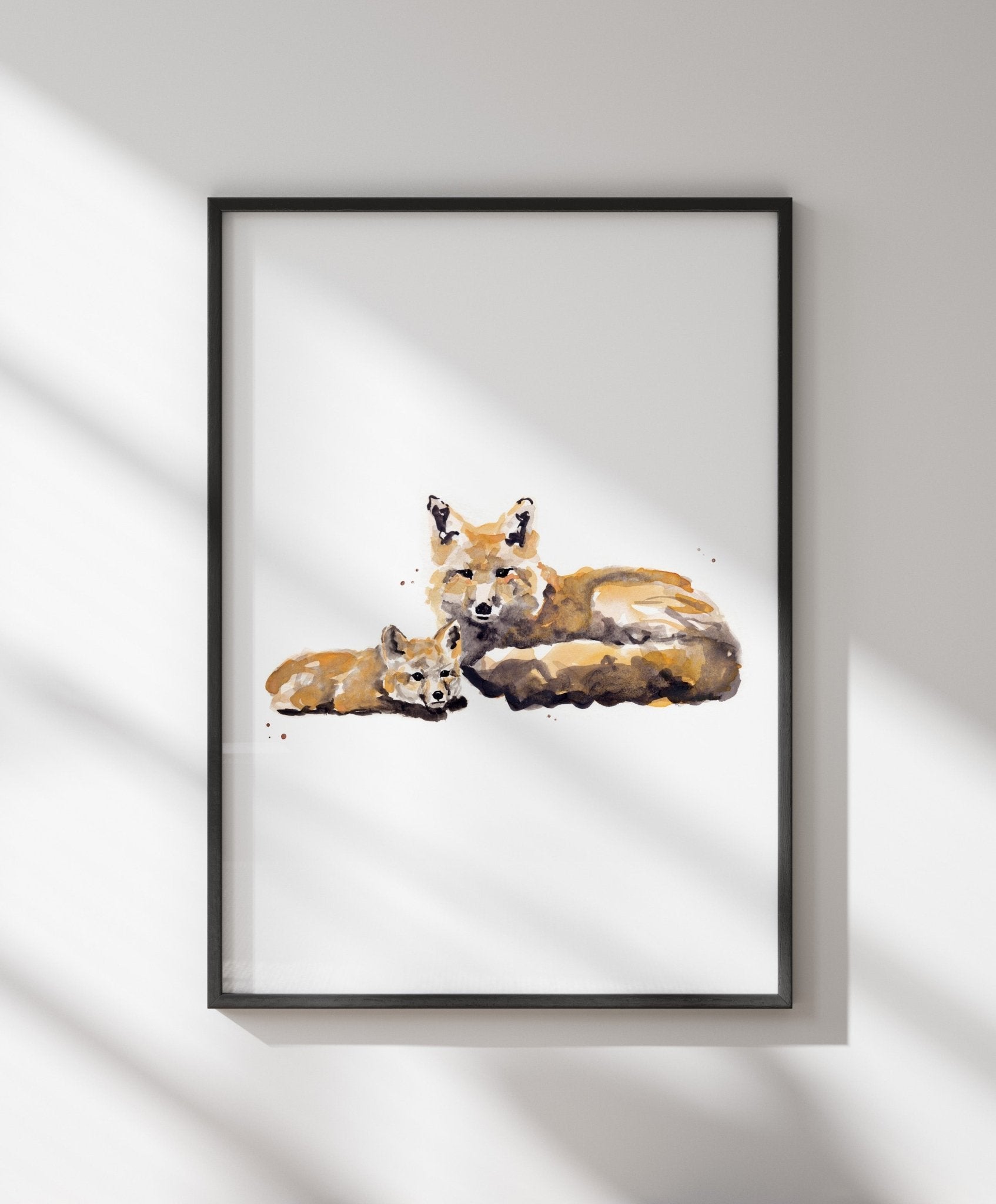 Fox Art Prints - Moon Rock Prints