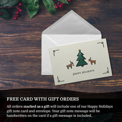 Free Gift Note Card with all gift orders