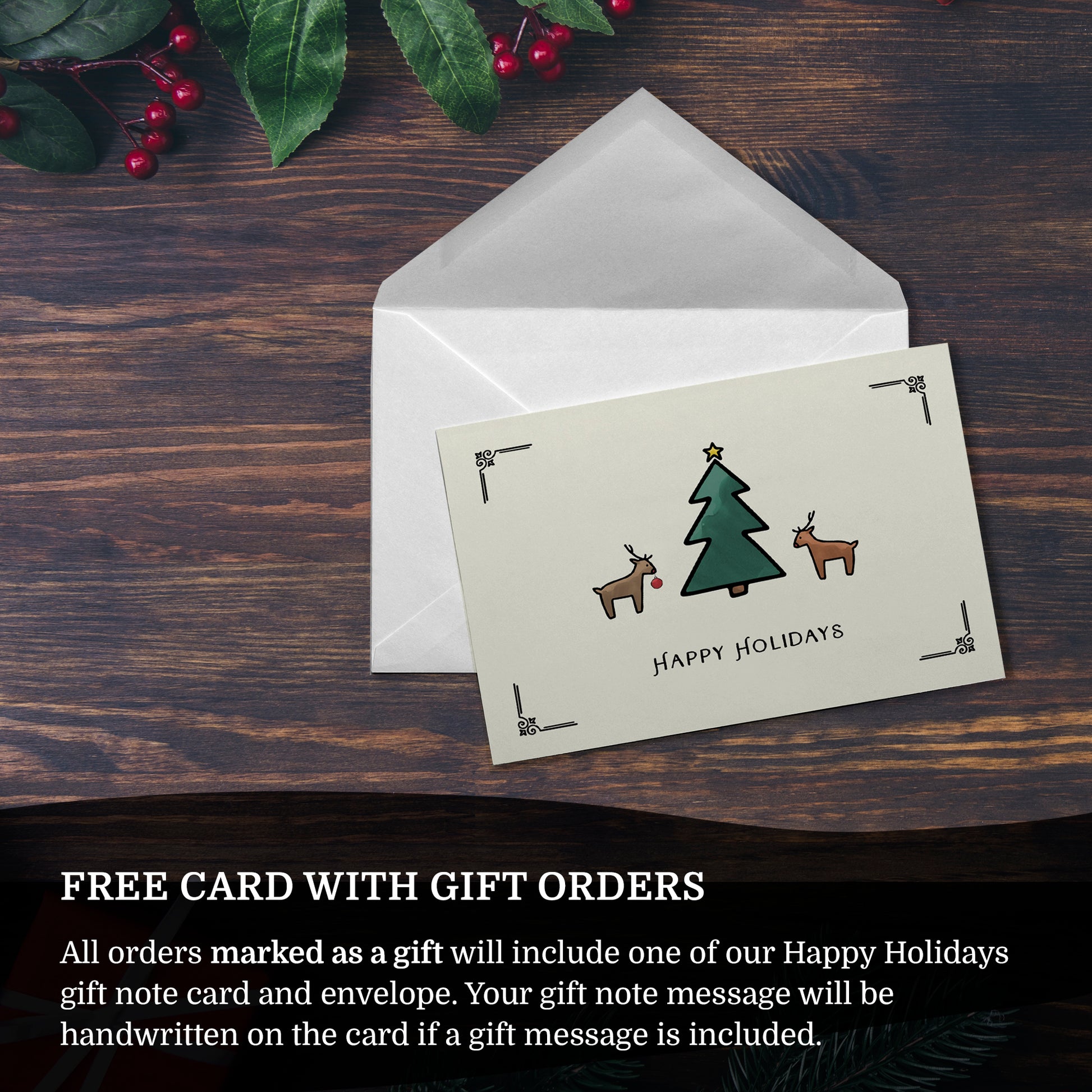free card with ornament gift orders