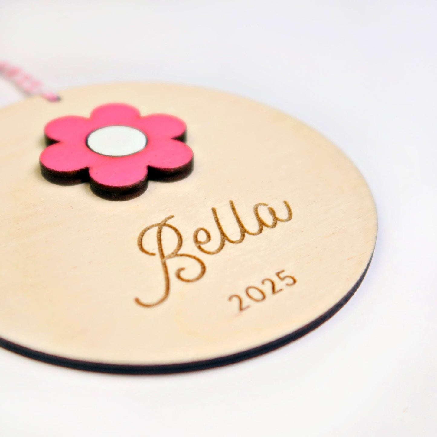 Flower Personalized Ornament - Holiday Ornaments - Moon Rock Prints