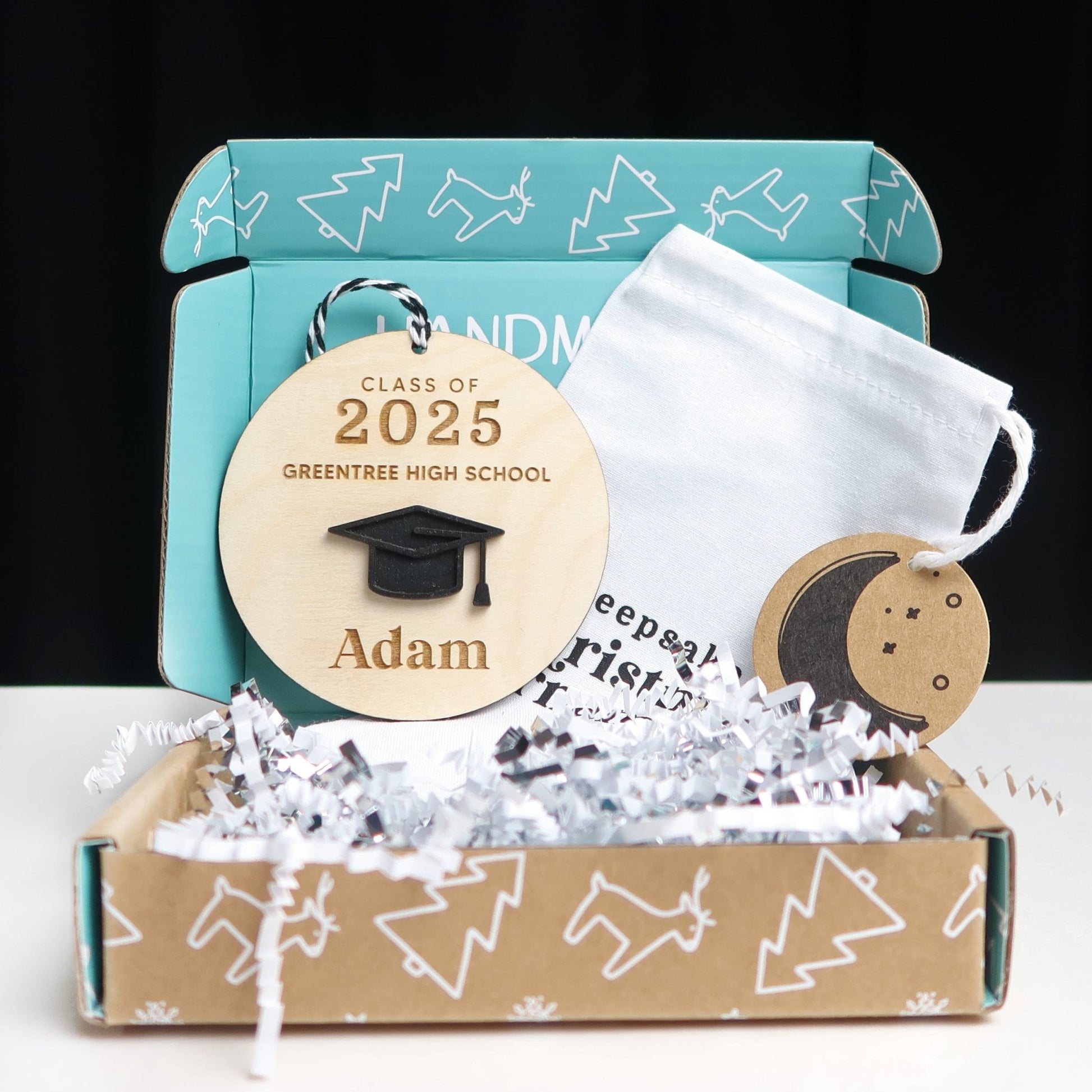 Graduation Ornament Personalized - Holiday Ornaments - Moon Rock Prints