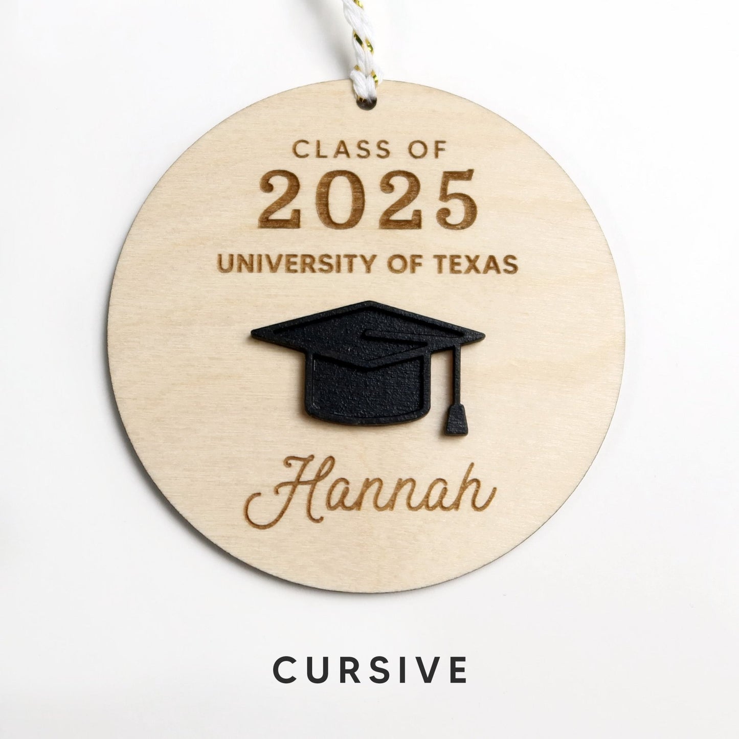 Graduation Ornament Personalized - Holiday Ornaments - Moon Rock Prints