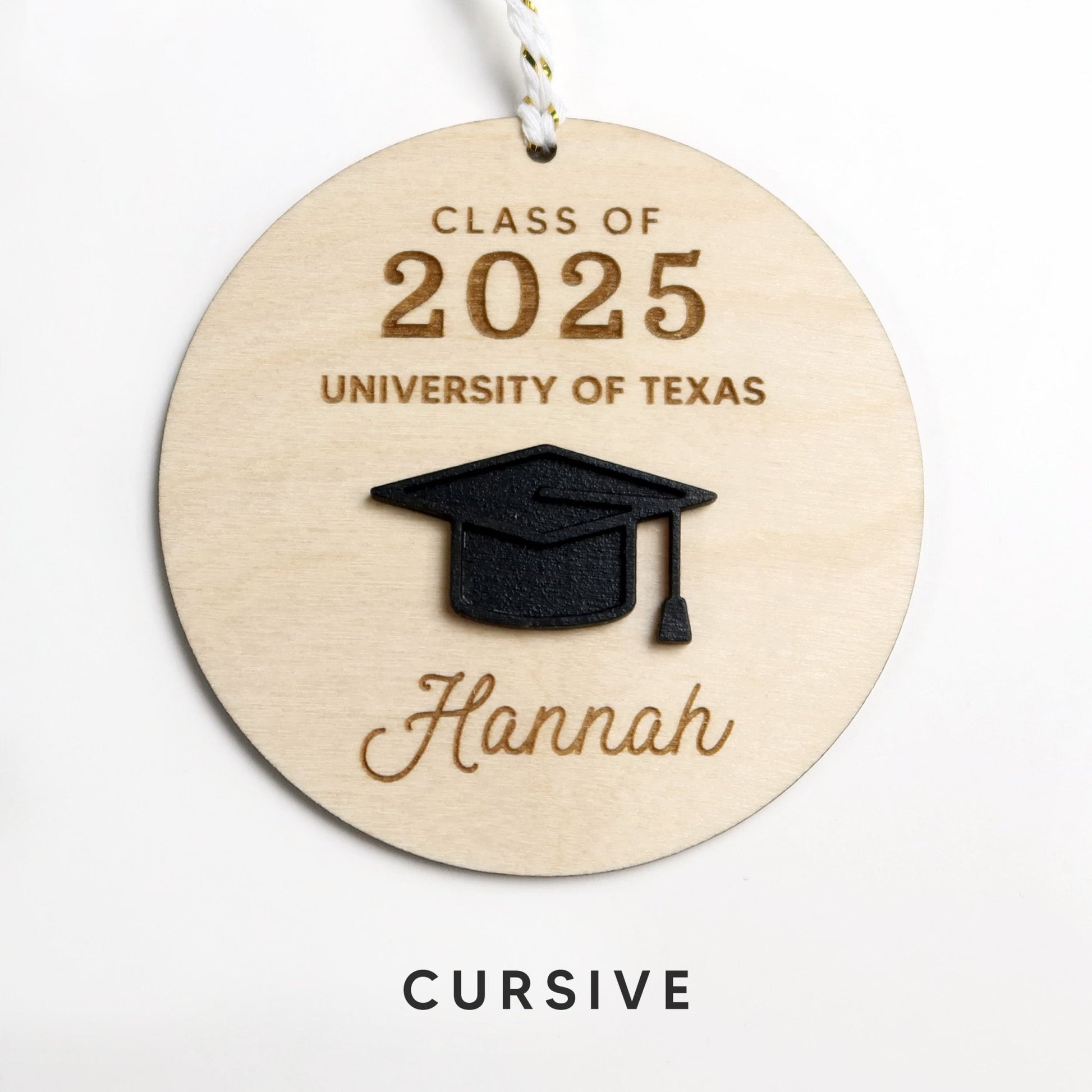 Graduation Ornament Personalized - Holiday Ornaments - Moon Rock Prints