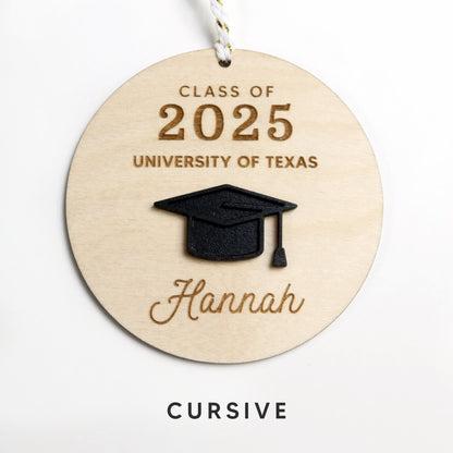 Graduation Ornament Personalized - Holiday Ornaments - Moon Rock Prints