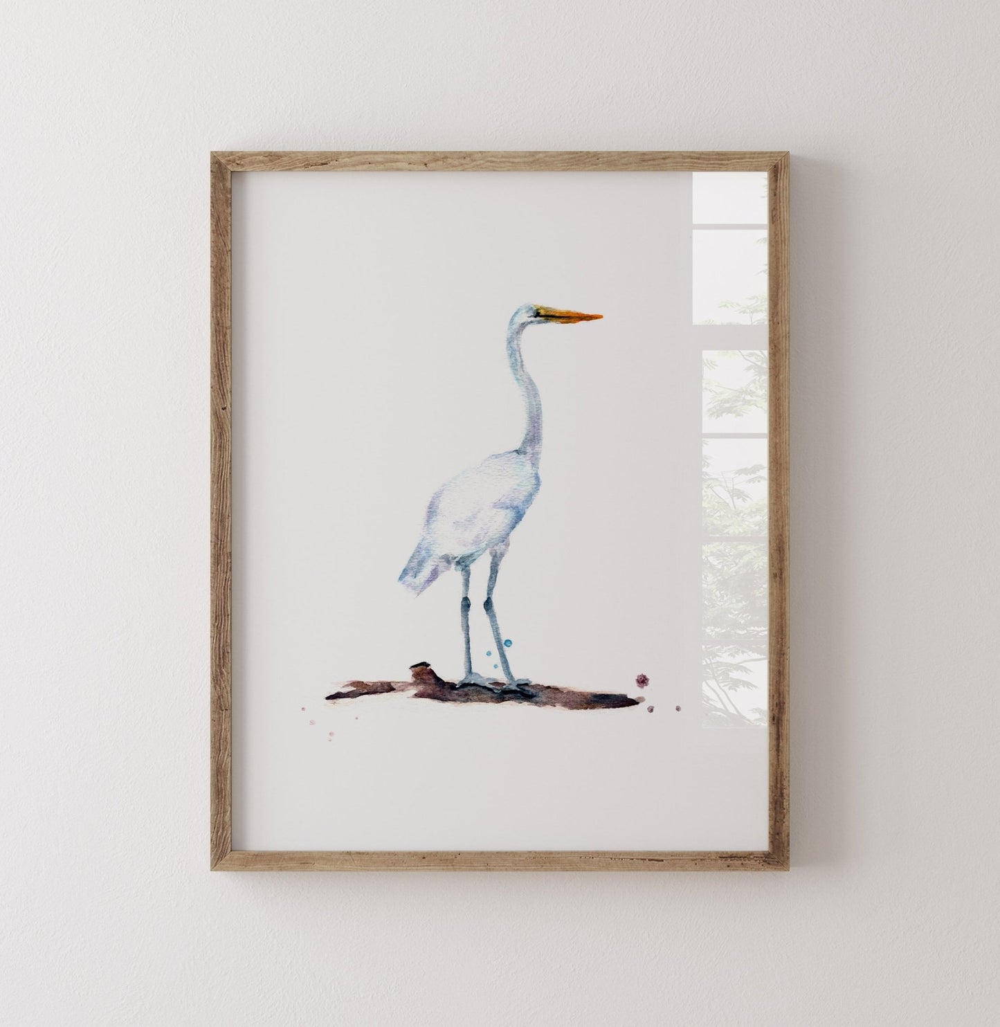 Heron Watercolor Art Print - Art Prints - Moon Rock Prints