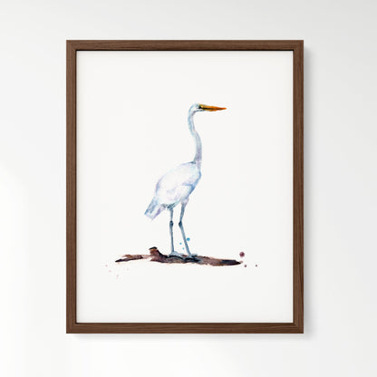 Heron Watercolor Art Print - Art Prints - Moon Rock Prints