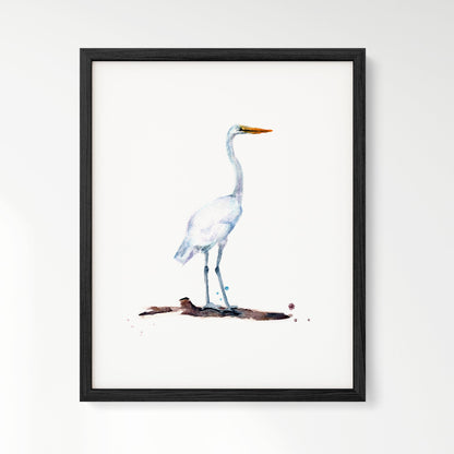 Heron Watercolor Art Print - Art Prints - Moon Rock Prints