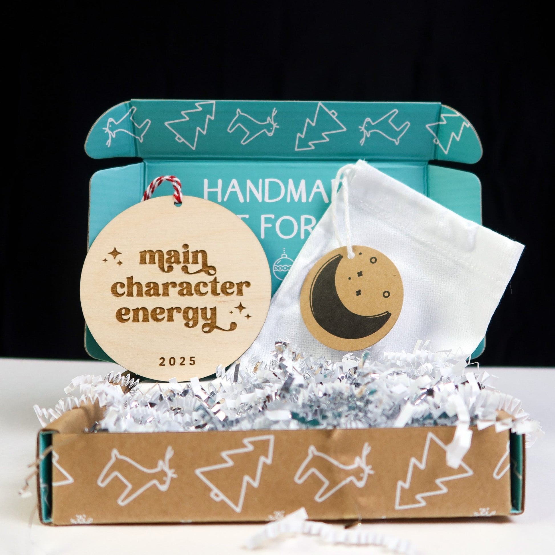 Main Character Energy Ornament - Holiday Ornaments - Moon Rock Prints