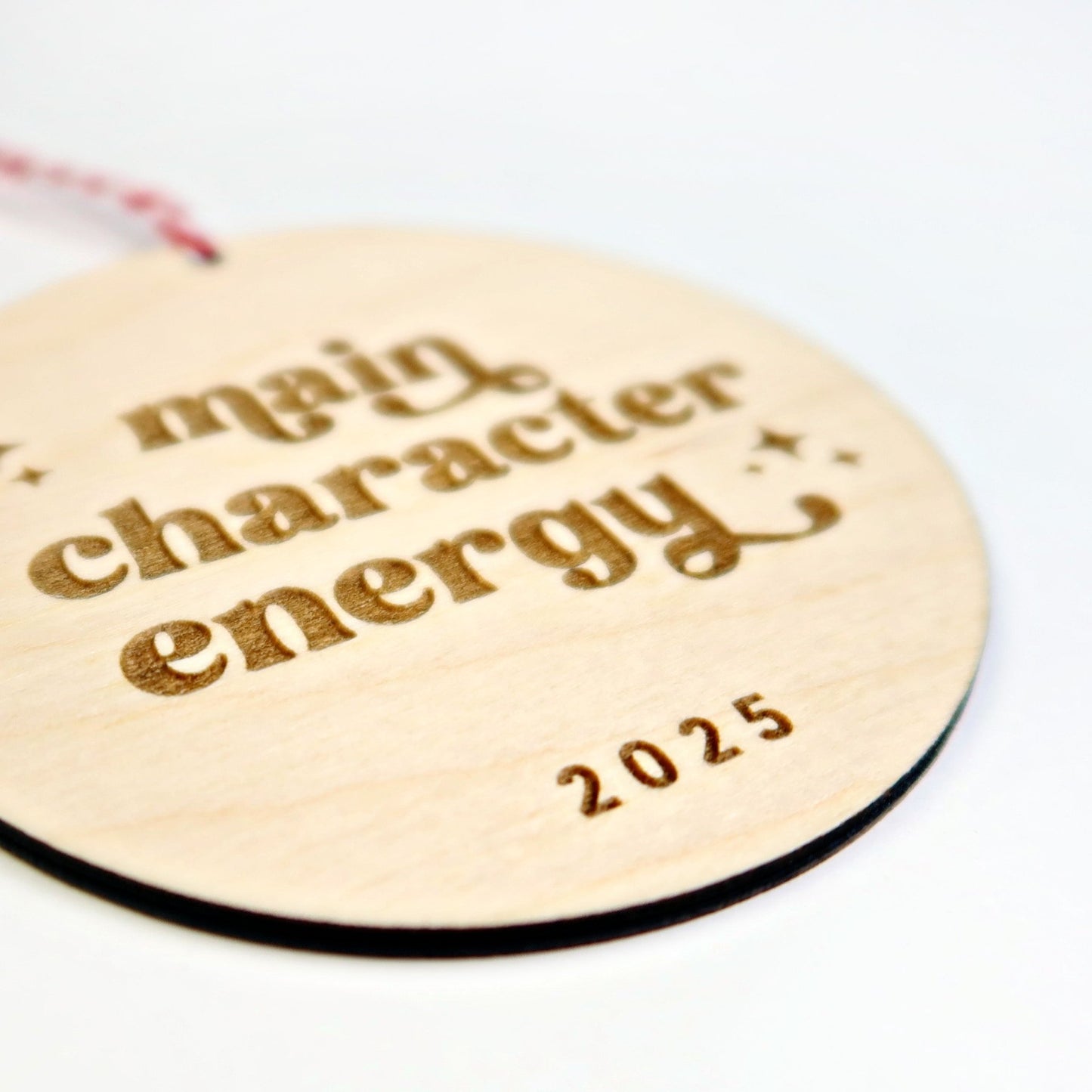 Main Character Energy Ornament - Holiday Ornaments - Moon Rock Prints