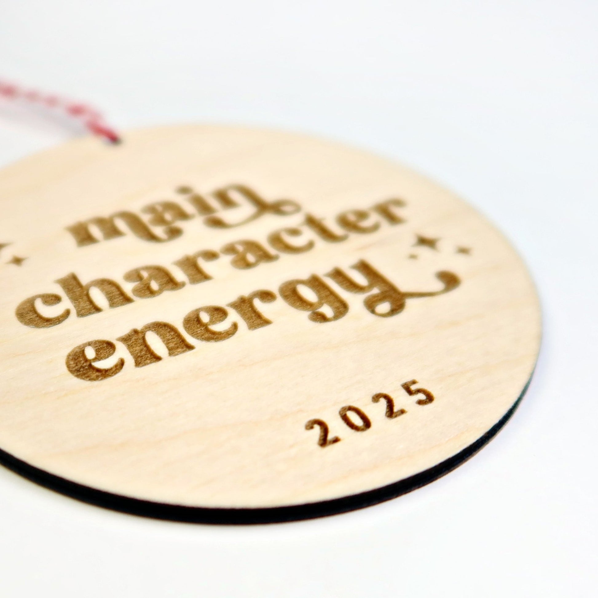 Main Character Energy Ornament - Holiday Ornaments - Moon Rock Prints