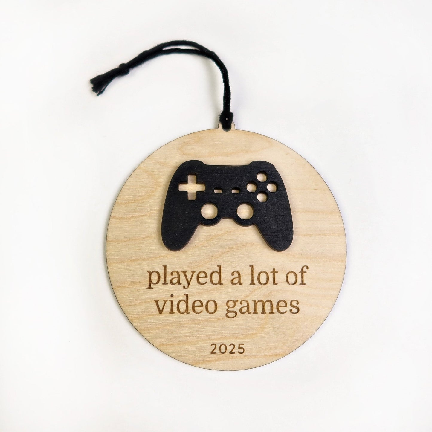 Played a Lot of Video Games Ornament - Holiday Ornaments - Moon Rock Prints