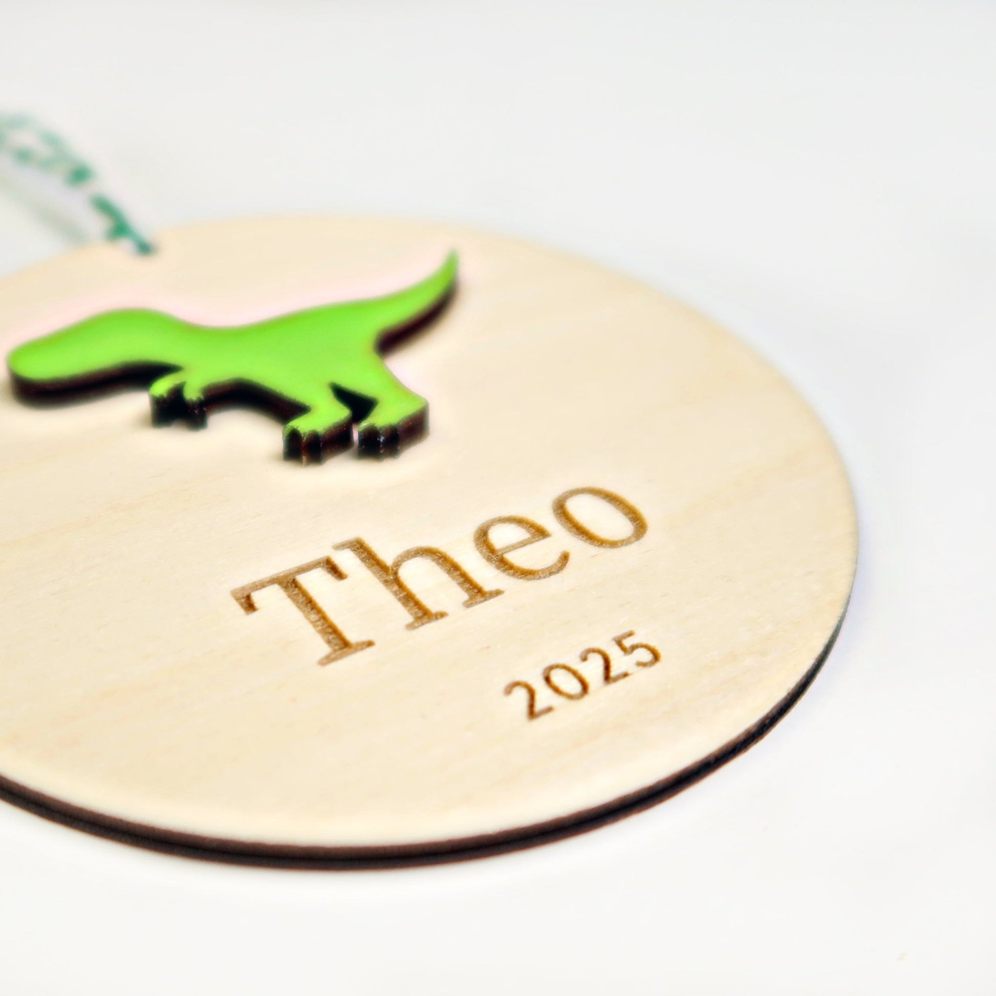 T - Rex Personalized Ornament - Holiday Ornaments - Moon Rock Prints