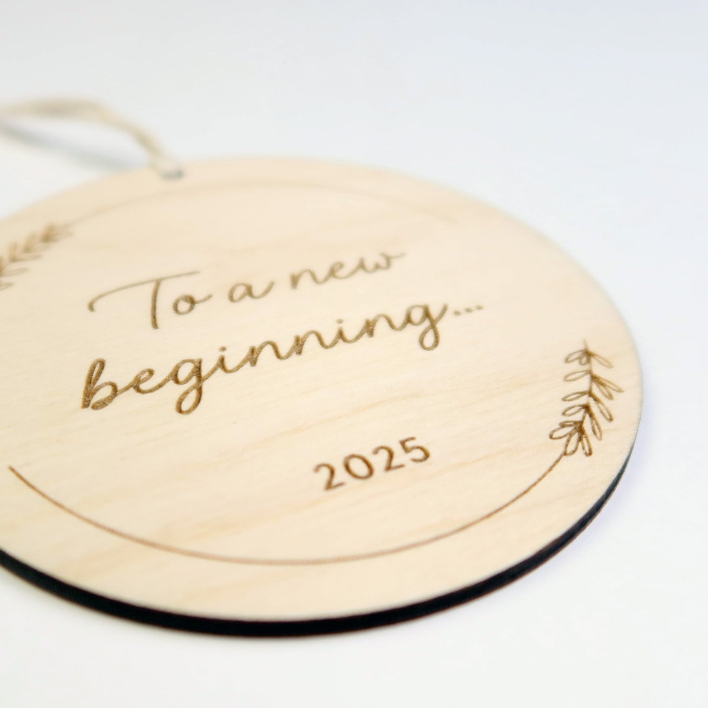 To New Beginnings Ornament - Holiday Ornaments - Moon Rock Prints