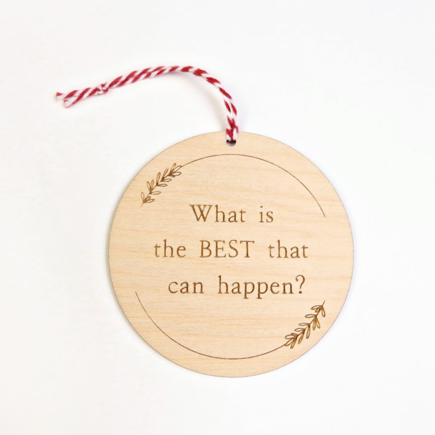 What is the Best That Could Happen Ornament - Holiday Ornaments - Moon Rock Prints