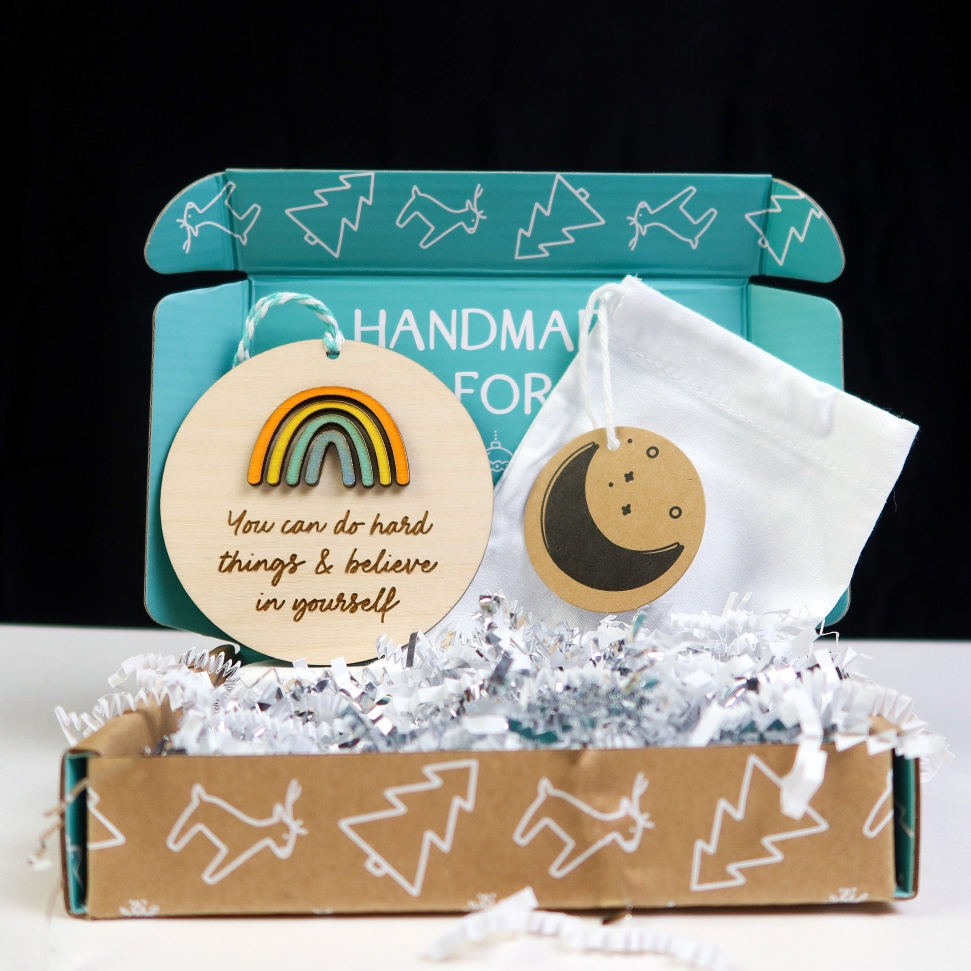 You Can Do Hard Things Ornament - Holiday Ornaments - Moon Rock Prints