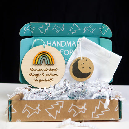 You Can Do Hard Things Ornament - Holiday Ornaments - Moon Rock Prints