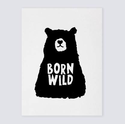 Born Wild Art Print - Art Prints - Moon Rock Prints