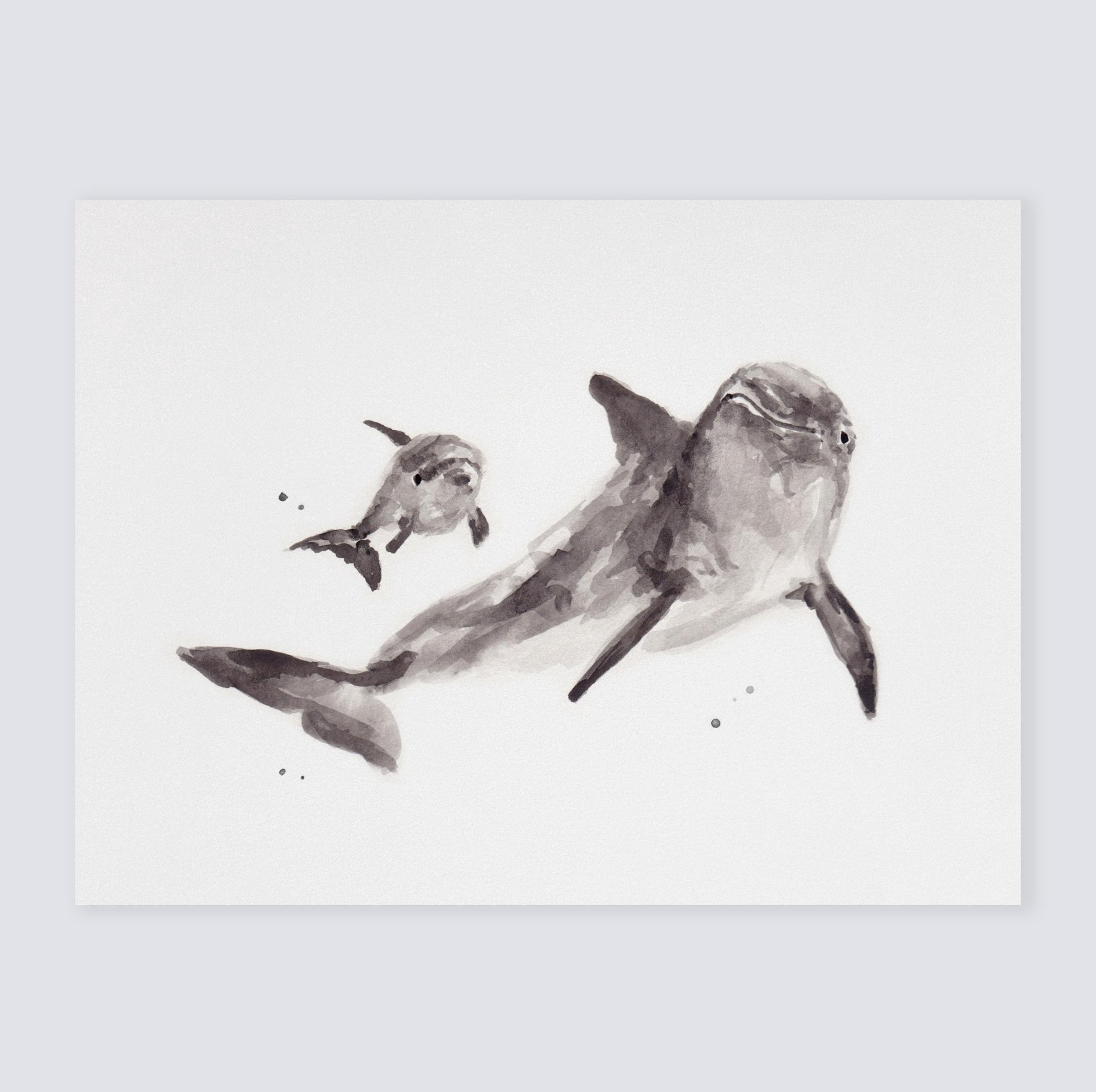 Dolphin Art Prints - Moon Rock Prints