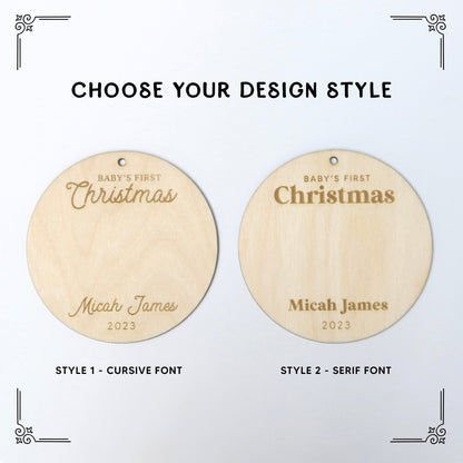 Choose Your Design Style - Cursive Font or Serif Font