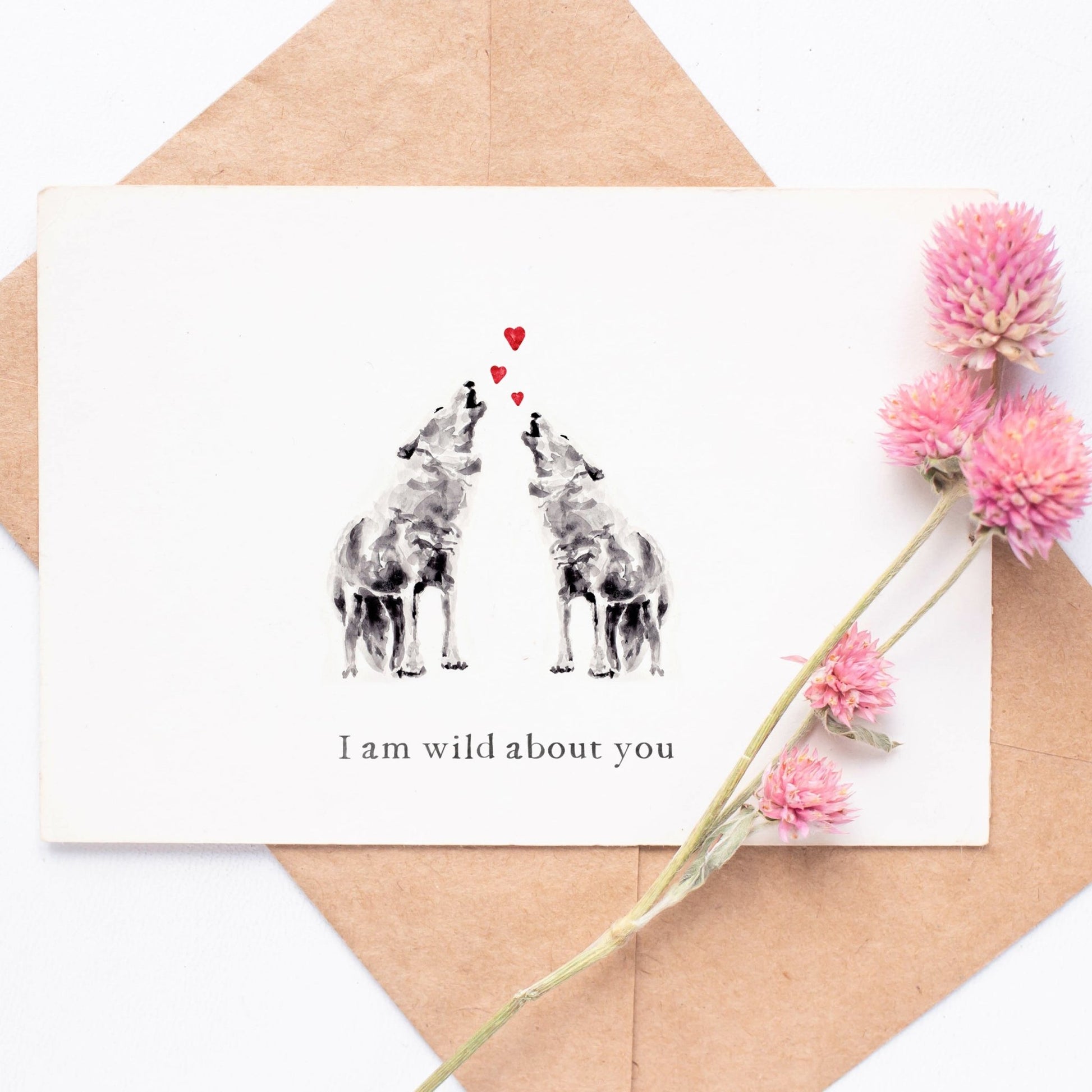 I Am Wild About You Card - Cards - Moon Rock Prints