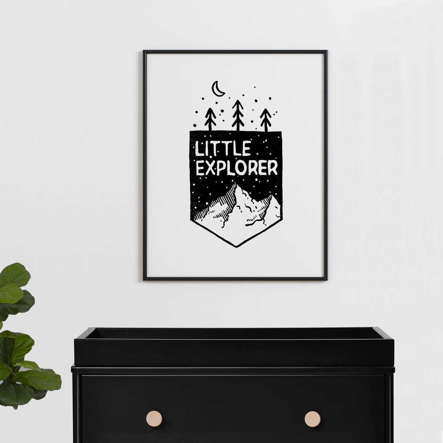 Little Explorer Art Print - Art Prints - Moon Rock Prints