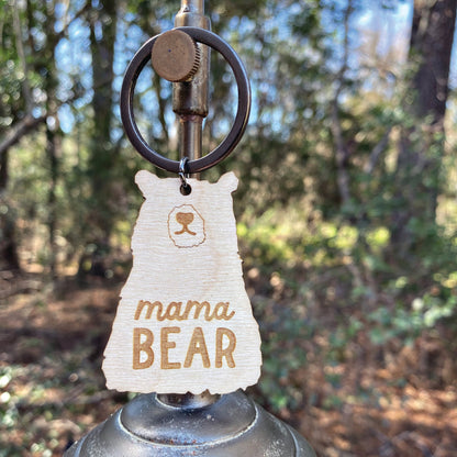 Mama Bear & Papa Bear Couples Leather Keychains – Love Chirp Gifts