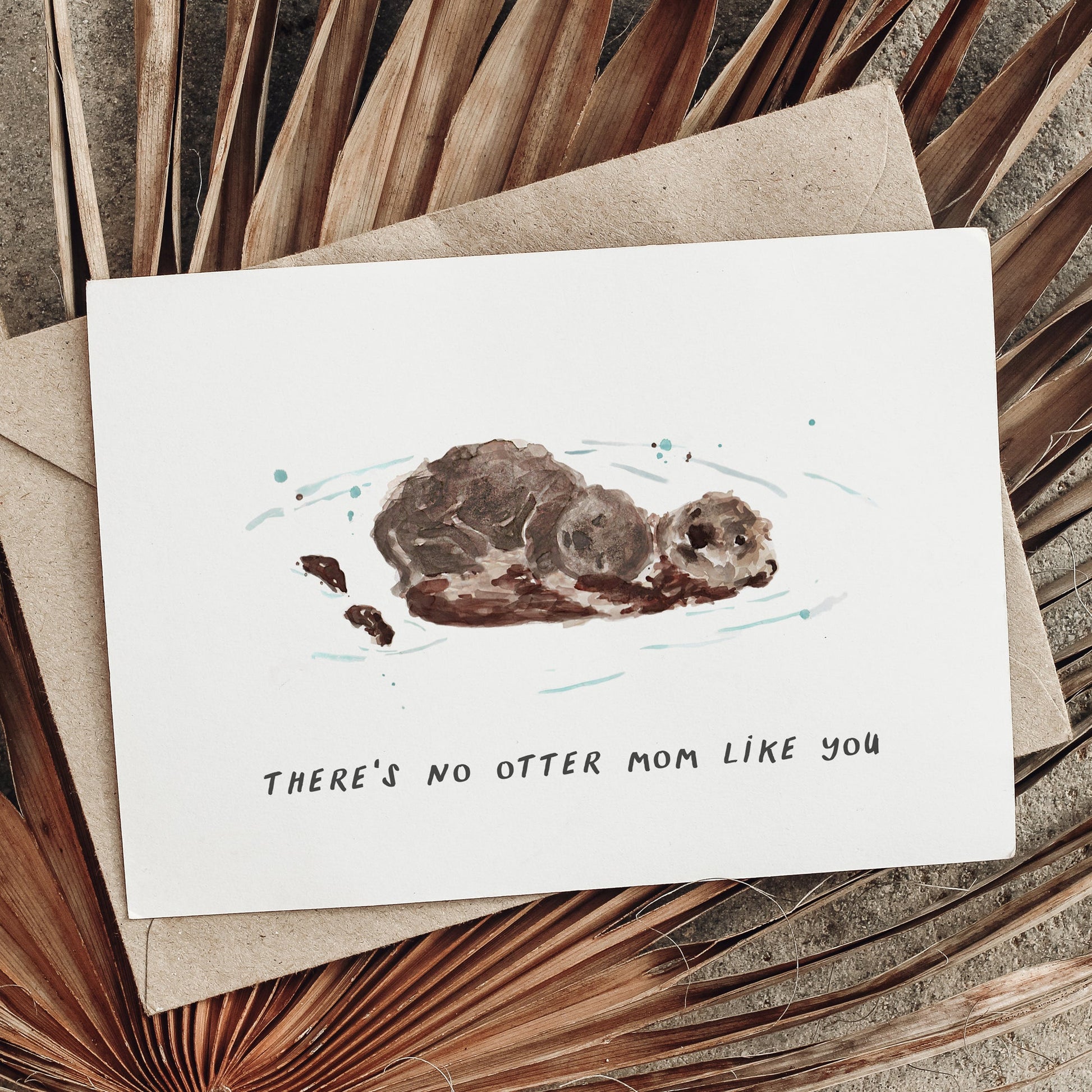 No Otter Mom Card - Cards - Moon Rock Prints
