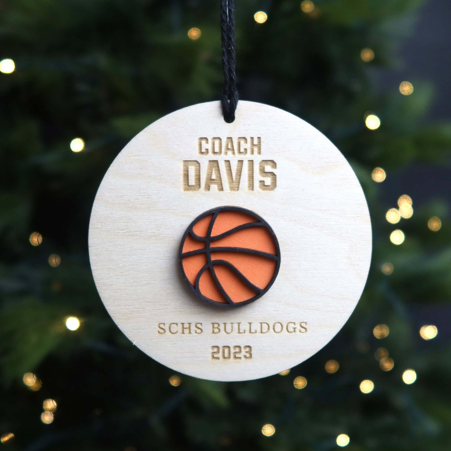 Personalized Coach Ornament - Holiday Ornaments - Moon Rock Prints
