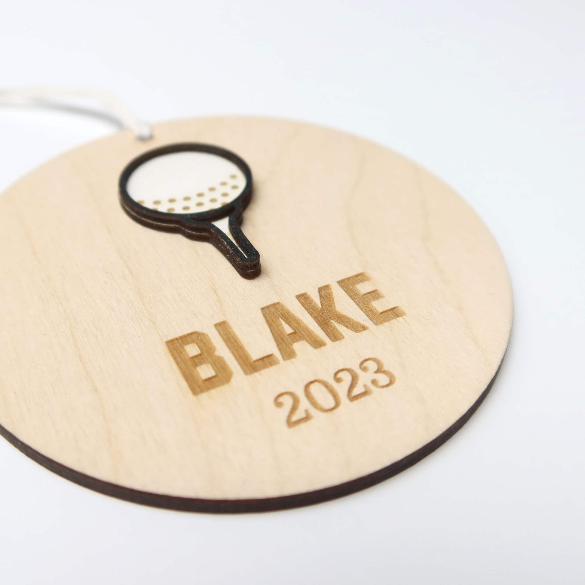 Personalized Golf Ornament - Holiday Ornaments - Moon Rock Prints