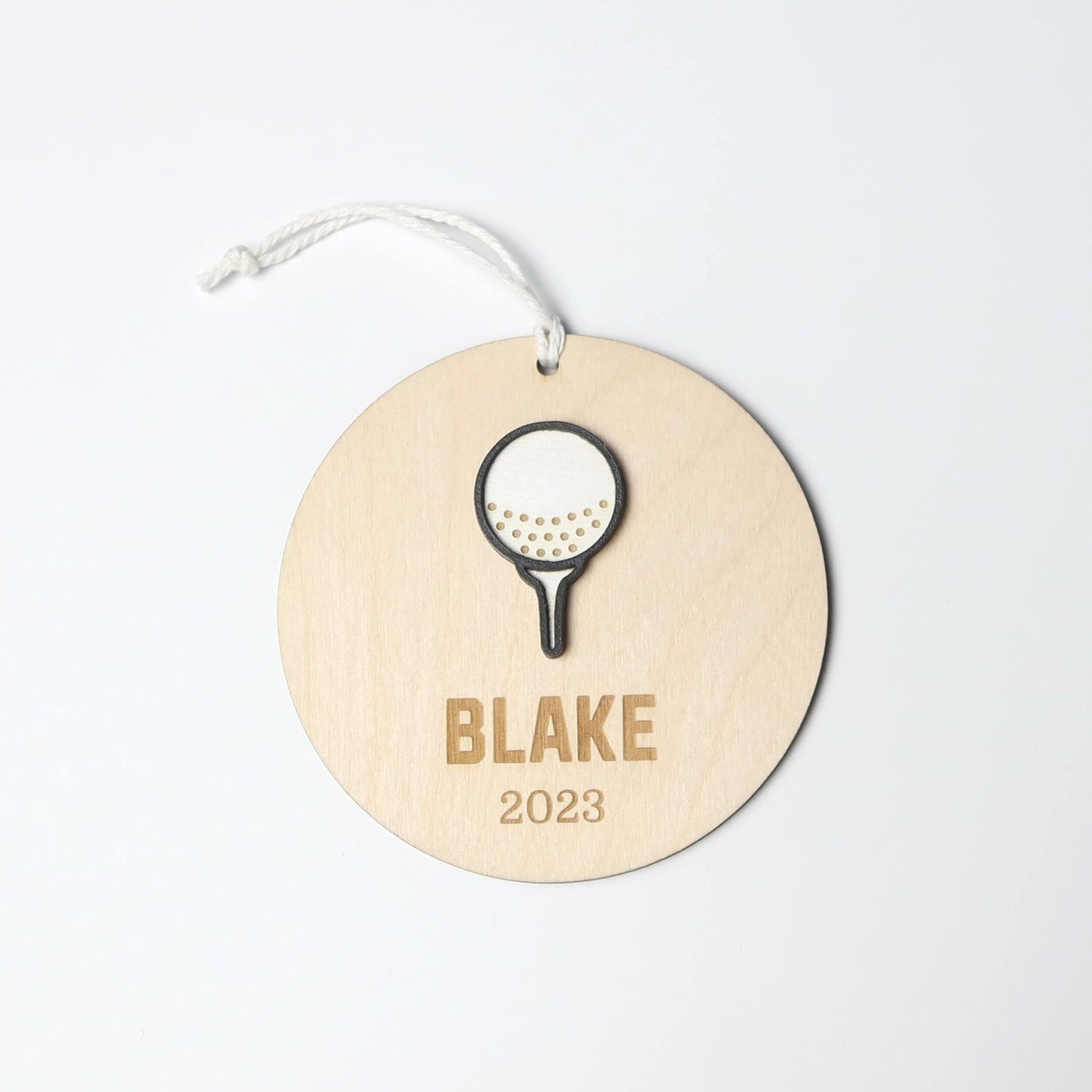 Personalized Golf Ornament - Holiday Ornaments - Moon Rock Prints