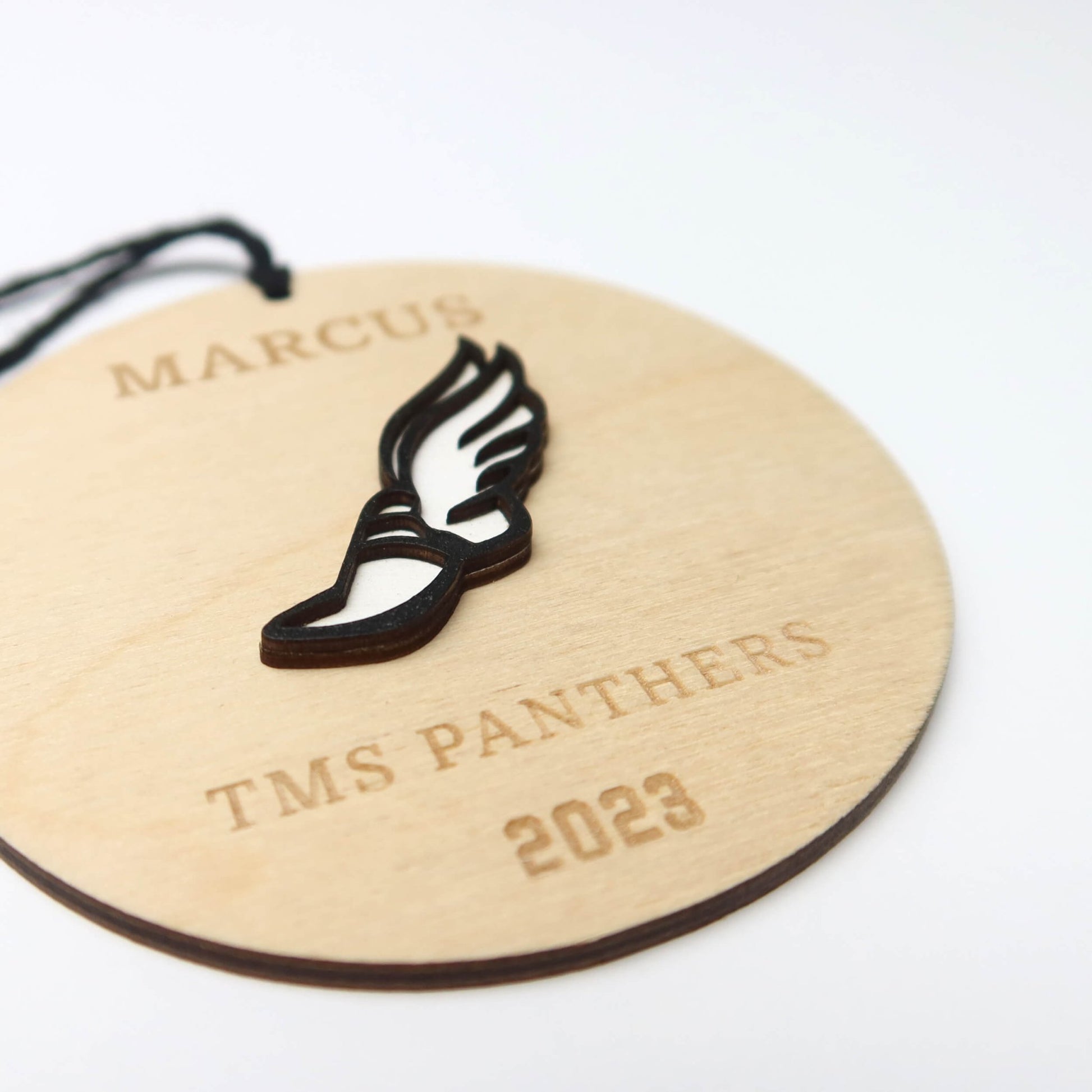 Personalized Track Ornament - Holiday Ornaments - Moon Rock Prints