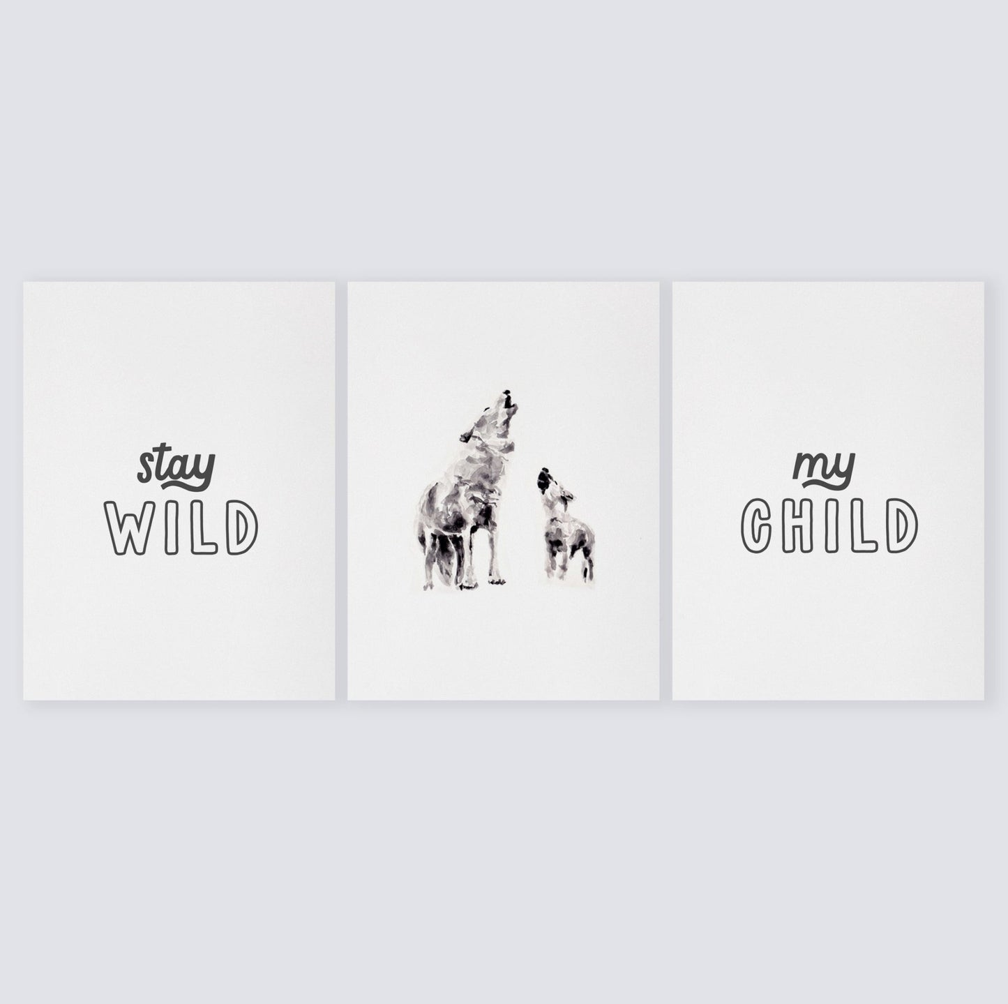 Stay Wild My Child Boho Nursery Art