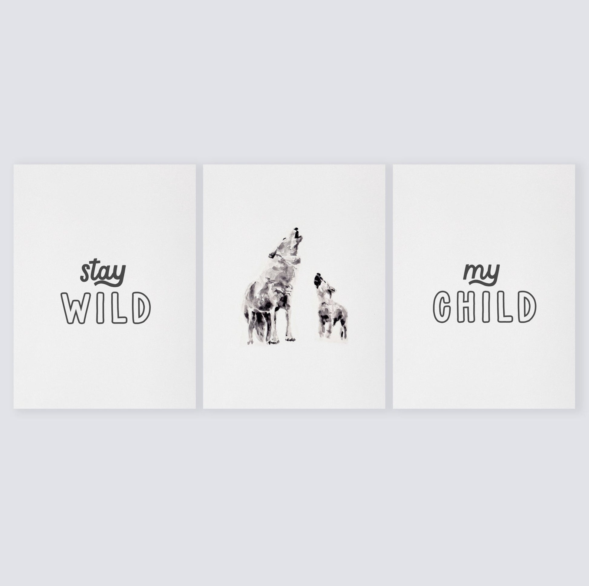 Stay Wild My Child Boho Nursery Art