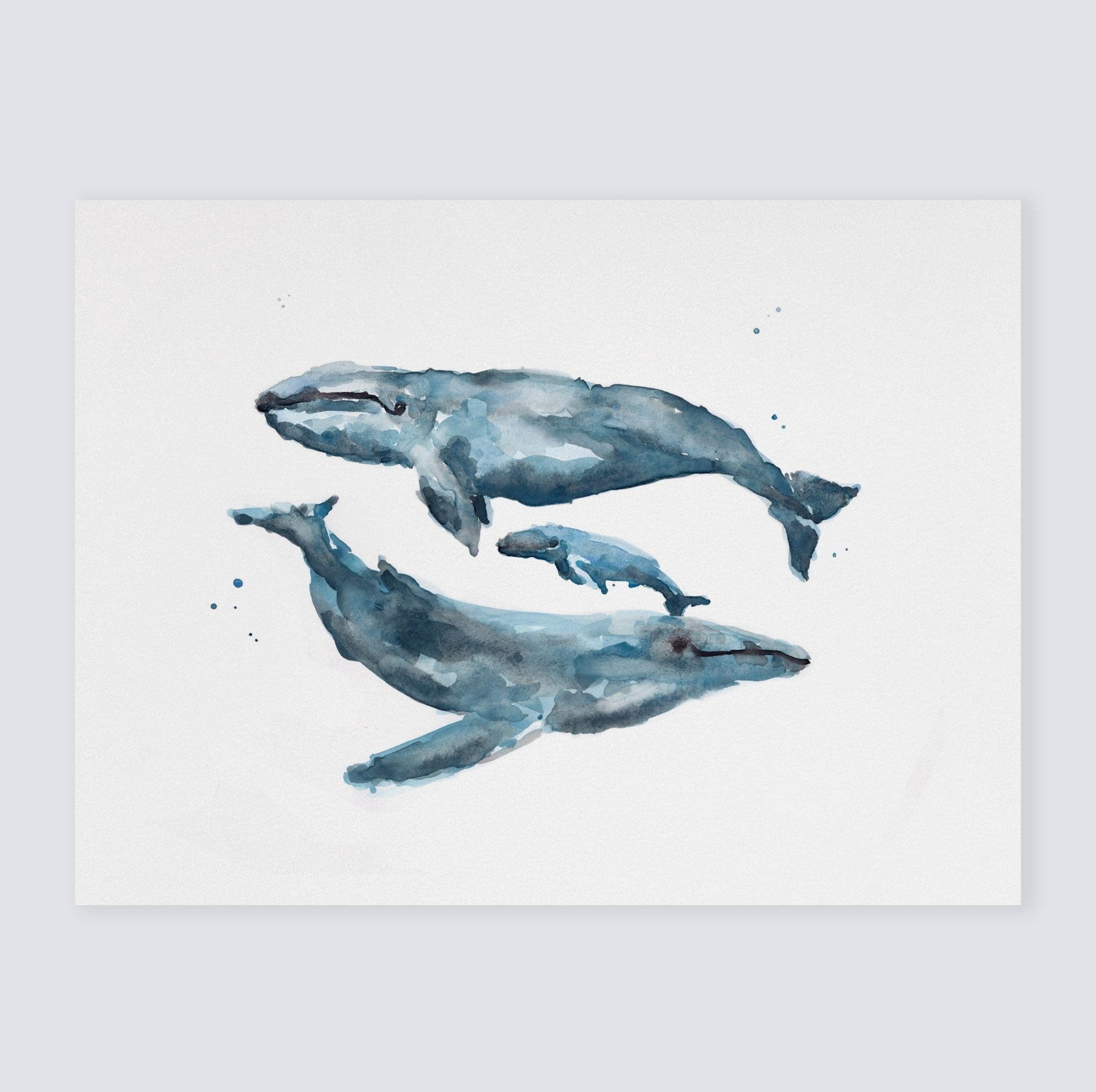 Whale nursery art clearance